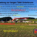 Unterbrunner Tafel verschoben