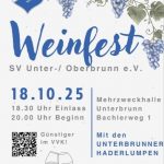 Nach fast 20 Jahren: Das Weinfest kehrt zurück nach Unterbrunn