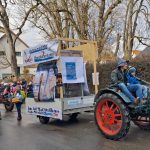 Faschingsumzug 26: Fröhlich den Wetterprognosen getrotzt