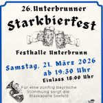 Starkbierfest mit Stoahebn in Unterbrunn